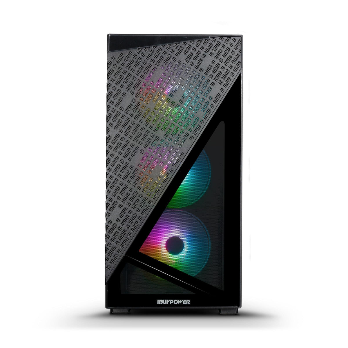 iBUYPOWER SlateMesh Gaming PC Computer Desktop SlateMeshA5N4601 (AMD Ryzen 5 7600, RTX 4060 8GB, 16GB DDR5 5200 Mhz, 500GB NVMe SSD, Windows 11 Home)