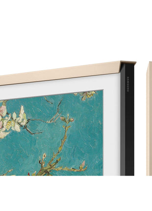 Samsung 32" The Frame TV Customizable Bezel, Magnetic, Quick and Easy Installation, VG-SCFC32SGMZA, 2023, Sand Gold Metal
