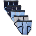 Fruit of the Loom Boys' Big Tag Free Cotton Briefs (Assorted Colors), Stripes and Solids