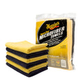 Meguiar's Supreme Shine Microfiber Towels for Cars, Ultra-Plush Car Microfiber Towel Set for Quickly Removing Product Without Leaving Swirls on Paint, Glass, Plastic, or Chrome