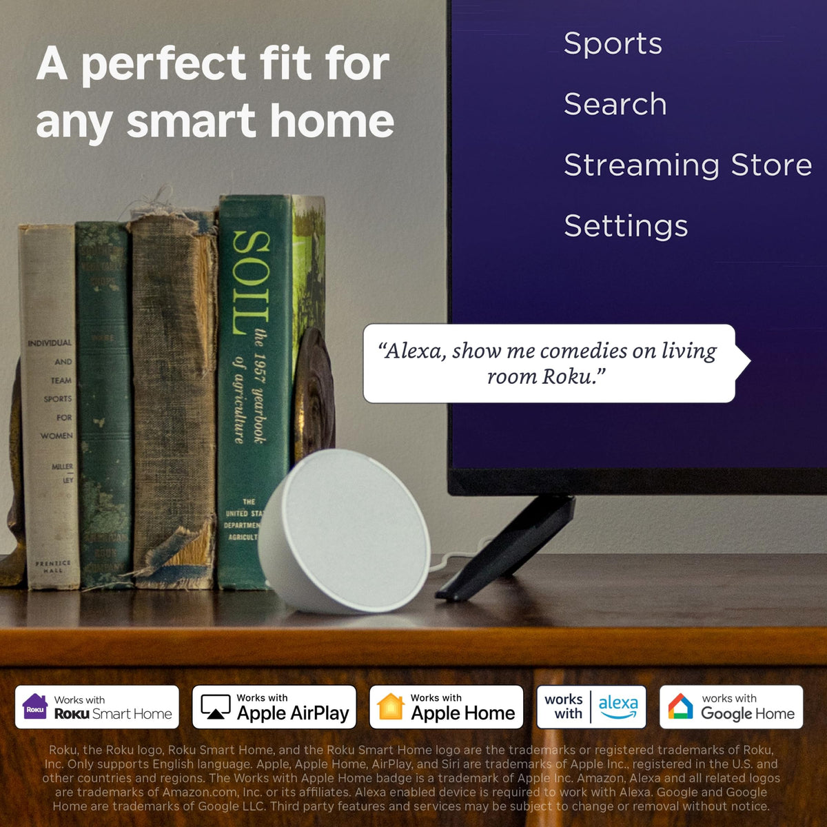 Roku Ultra - Ultimate Streaming Player - 4K Streaming Device for TV with HDR10+, Dolby Vision & Atmos - Bluetooth & Wi-Fi 6- Rechargeable Voice Remote Pro with Backlit Buttons - Free & Live TV