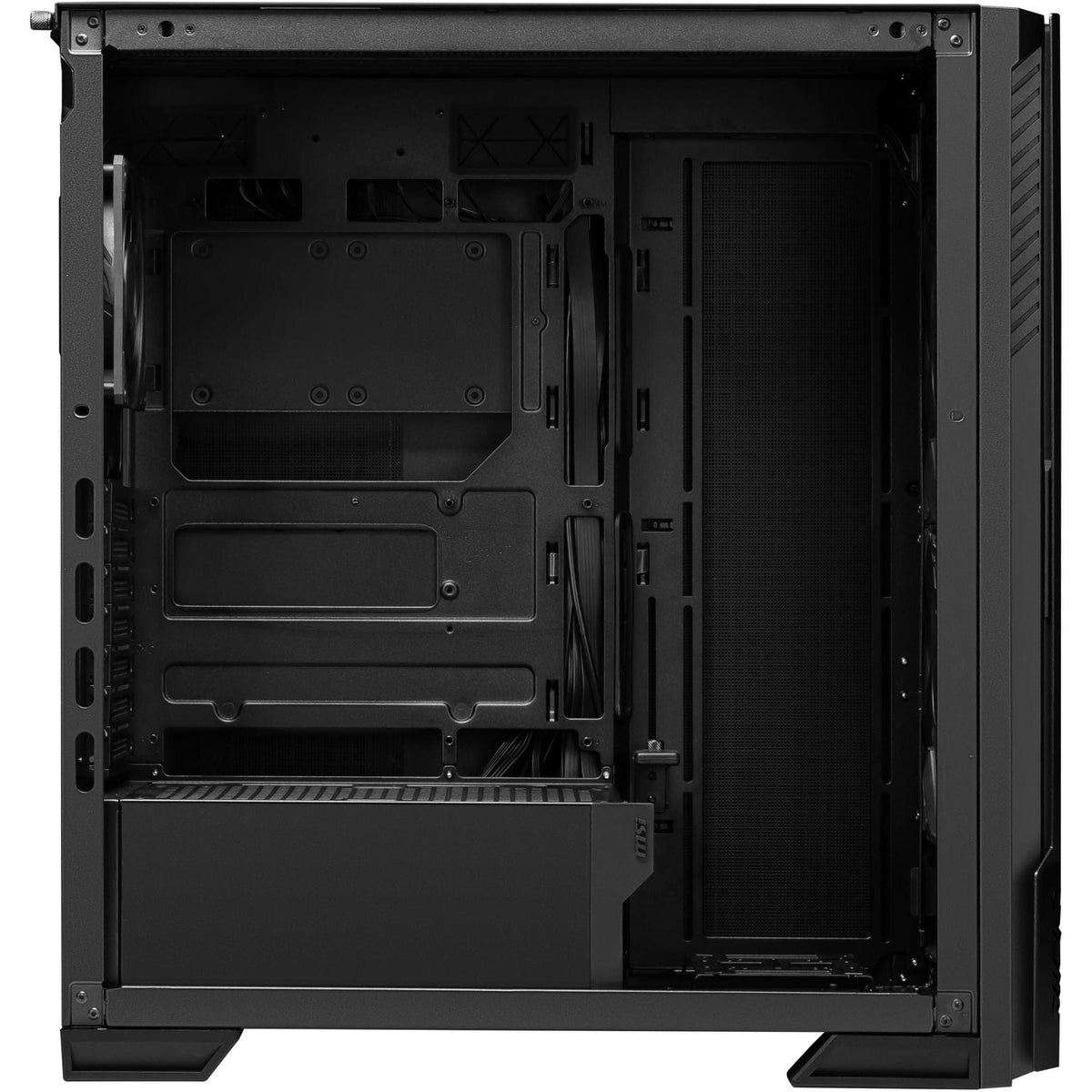 MSI MPG Velox 300R Airflow PZ - Mid-Tower Gaming PC Case - Tempered Glass Side Panel - 2 x 160 mm Dual Layer Blades Fans - Liquid Cooling Support up to 360mm Radiator - Mesh Panel for Airflow