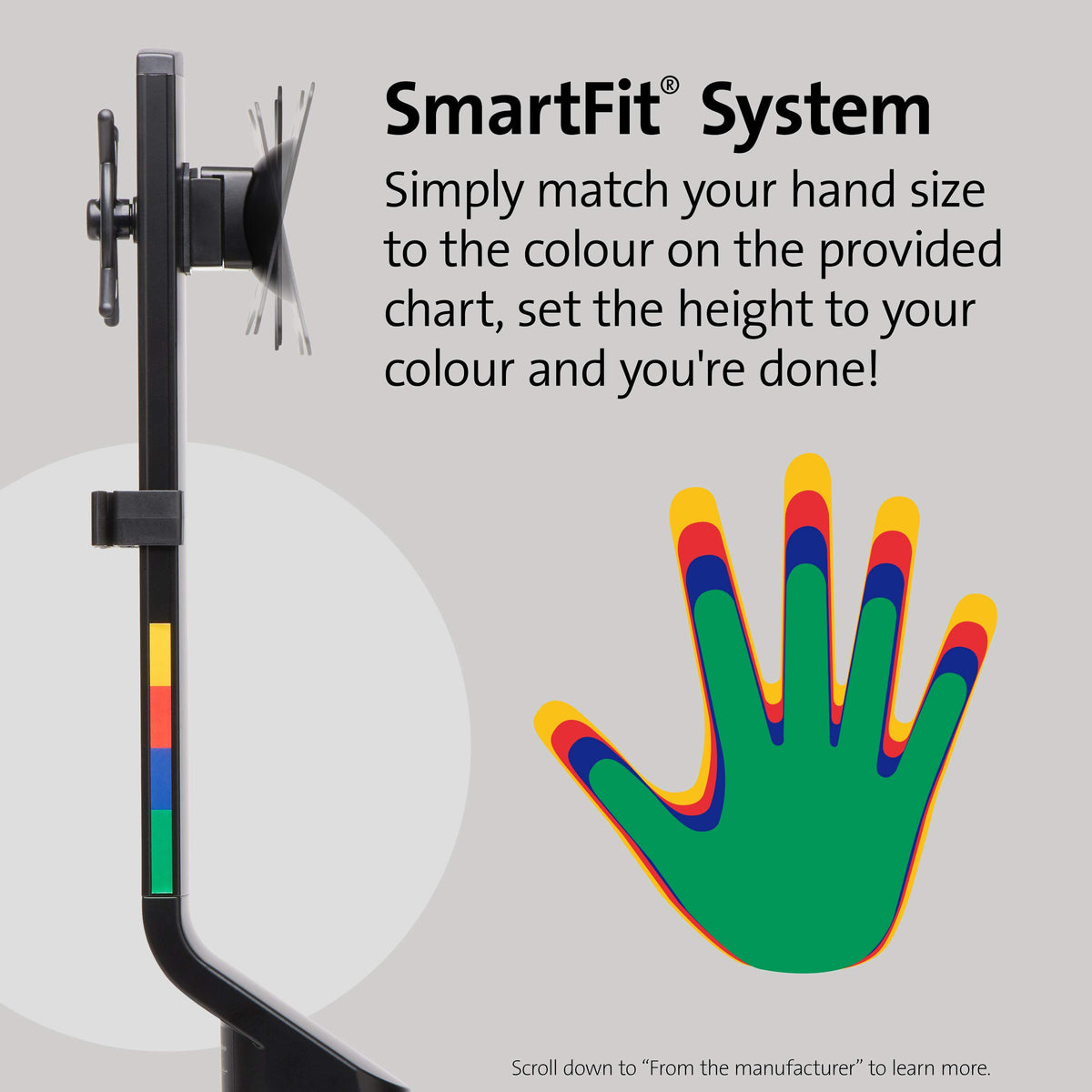 Kensington SmartFit Space Saving Single Monitor Arm (K55512WW)