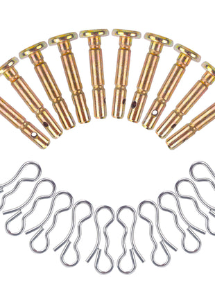 Shear Pins and Cotters Pins (10 Pairs) for 738-04124A Troy Bilt 714-04040 738-04124 Snowblowers Replacement