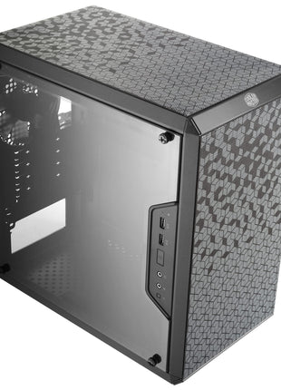 Cooler Master Q300L V1 Micro-ATX PC Case, High Airflow, Transparent Panel | 360mm Graphics Card Support, 240mm AIO Support, Micro-ATX Motherboard, Magnetic Dust Filters, Modular I/O Panel