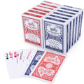 LotFancy Playing Cards, 12 Pack, Decks of Cards Bulk, Poker Size, Standard Index, for Blackjack, Euchre, Canasta Card Game, 6 Blue and 6 Red, Casino Grade Poker Cards