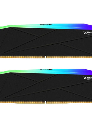 V-Color Manta XFinity RGB DDR5 32GB (16GBx2) 8000MHz CL38 1.45V RGB Gaming Desktop Upgrade RAM (Intel XMP 3.0 & AMD Expo CompatibleU-DIMM Memory Module SK Hynix IC - Black (TMXFL1680838KWK)