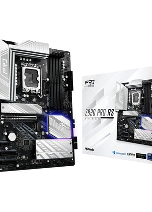 ASRock Intel Core Ultra Z890 Pro RS ATX Motherboard LGA1851 RL-ILM DDR5 8666 MHz 256 GB M.2 PCIe 5.0 Thunderbolt