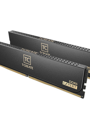 TEAMGROUP T-Create Expert Overclocking 10L DDR5 32GB Kit (2 x 16GB) 6000MHz (PC5-48000) CL38-46-46-76 Intel XMP 3.0 & AMD Expo Compatible Desktop Memory Module Ram Black - CTCED532G6000HC38GDC01