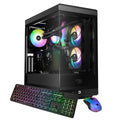 iBUYPOWER Y40 PRO Black Gaming PC Desktop Computer AMD Ryzen 7 9800X3D CPU, AMD Radeon RX 7800 XT 16GB GPU, 32GB DDR5 RGB 5200MHz RAM, 2TB NVMe SSD, Windows 11 Home, Keyboard, Mouse - Y40BA7R78XT01