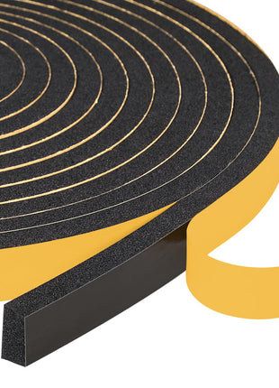 Yotache Weather Stripping Door Seal Strip 1/2 inch x 1/4 inch, 2 Rolls x 13Ft, New Adhesive Foam Insulation Tape for Door Frames, Windows, Total 26Ft