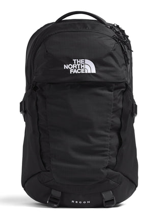 The North Face Recon Everyday Laptop Backpack, Blk/Blk-NPF, One Size | Daypack, Water Repellent, Laptop Sleeve, 2 Water Bottle Pockets