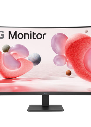 LG 32MR50C-B Curved Monitor 32-Inch FHD 100Hz AMD FreeSync OnScreen Control Dynamic Action Sync Black Stabilizer Tilt Stand (HDMI) - Black
