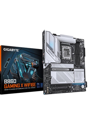 GIGABYTE B860 Gaming X WIFI6E Intel Core Ultra (Series 2) LGA 1851 Motherboard, ATX, DDR5, 3X M.2, PCIe 5.0, USB-C, WIFI6E, 2.5GbE LAN, EZ-Latch