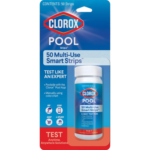 Clorox Pool&Spa My Pool Care Assistant, 50 Test Strips