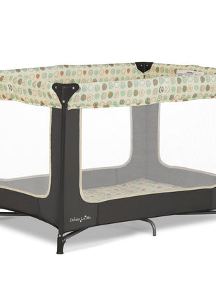 Dream On Me Zodiak Baby Playard, Breathable Mesh Sides, Soft Comfortable Mattress, Quick & Easy to Fold with Travel Carry Bag, Compact Space Saving Design - Gray