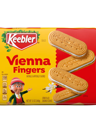 Keebler Vienna Fingers Creme Filled Sandwich Cookies, 12oz