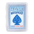Hoyle Waterproof Playing Cards, Clear Plastic Deck of Cards for Outdoor Card Games, Camping, Beach, Pool & Travel Games (1 Deck)