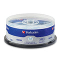 Verbatim M DISC BDXL 100GB 6X with Branded Surface Blank Blu-Ray Recordable Media – 25pk Spindle