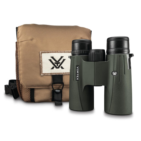 Vortex Viper HD Roof Prism Binoculars 8x42 | HD Optics, XR Lens Coatings, Tripod Adaptable, Locking Diopter, Included GlassPak - Unlimited, Unconditional Warranty