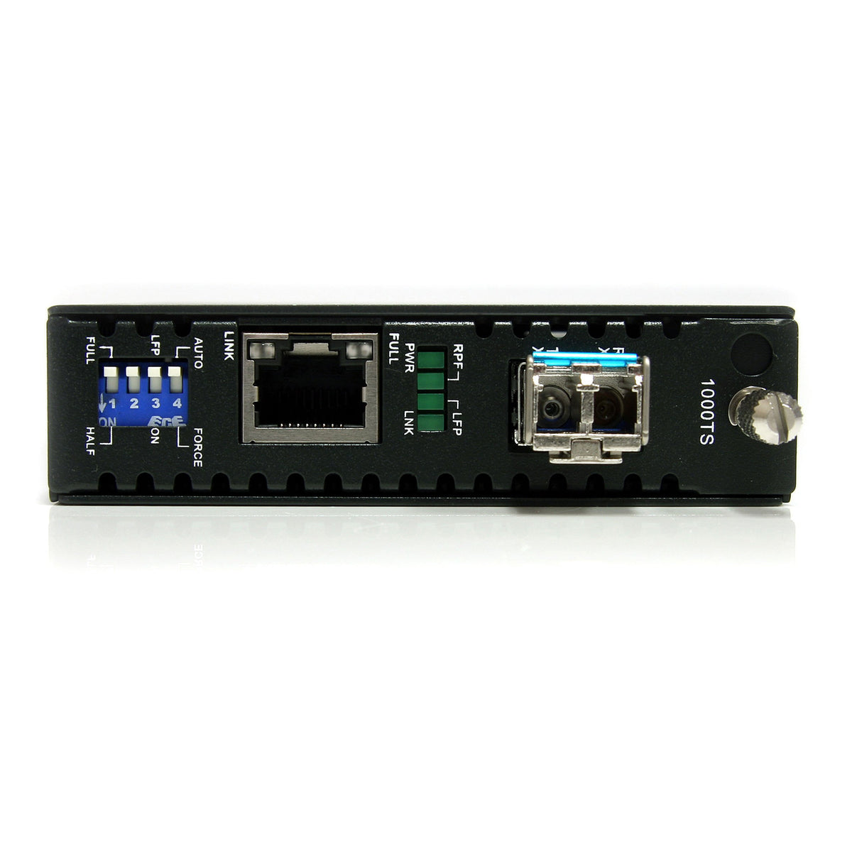StarTech.com Single-Mode (SM) LC Fiber Media Converter for 10/100/1000 Network - 40km - Gigabit Ethernet - 1310nm- with SFP Transceiver, TAA (ET1000S40LC2)