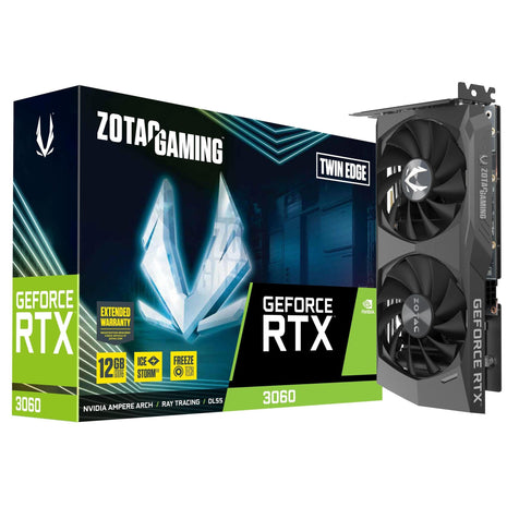 ZOTAC Gaming Graphics Card GEFORCE RTX 3060 Twin Edge 8GB GDDR6