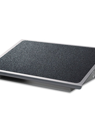 3M Foot Rest, Height and Tilt Adjustable, 22" Extra Wide Platform with Safety-Walk Slip Resistant Surface Provides Ample Room for Both Feet, Heavy Duty Steel Construction, Charcoal Gray (FR530CB)
