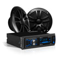 BOSS Audio Systems MCBK634B.6 Marine Boat Stereo & 6.5 Inch Speakers - Bluetooth, No CD DVD Player, Radio Receiver Head Unit, Dipole Antenna