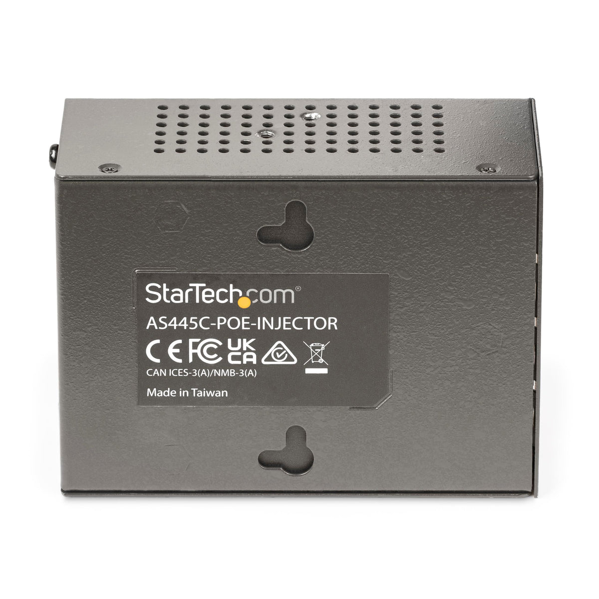 StarTech.com 4-Port Multi-Gigabit PoE++ Injector, 5/2.5/1G Ethernet (NBASE-T), PoE/PoE+/PoE++, Wall/DIN Rail Mountable, TAA