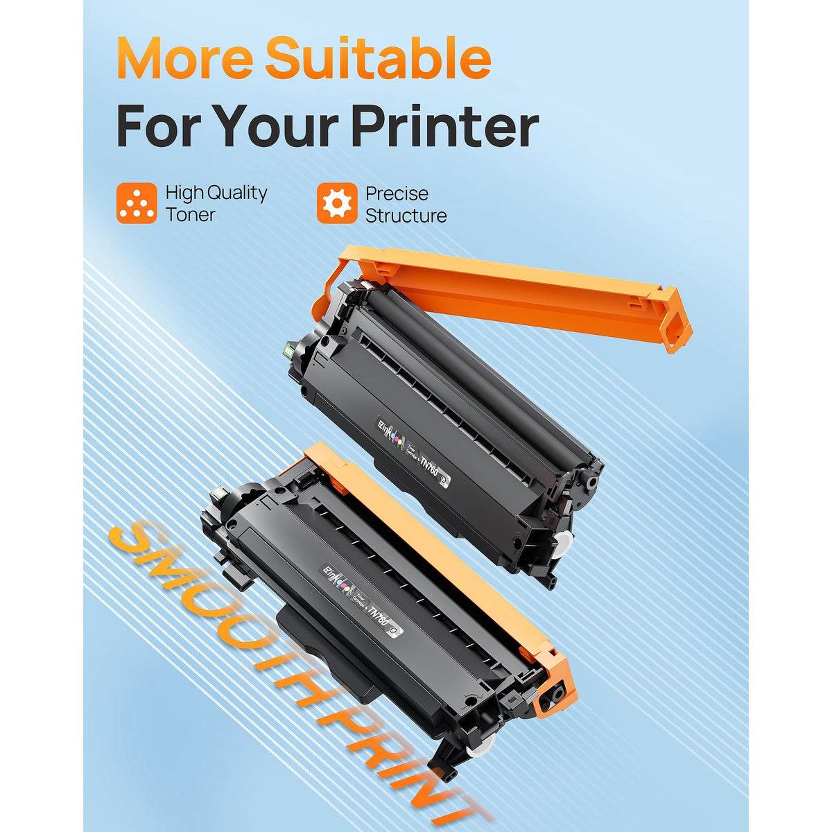 E-Z Ink Compatible TN760 Toner Cartridges Replacement for Brother TN-760 TN730 TN-730 to Use with HL-L2350DW HL-L2395DW HL-L2390DW HL-L2370DW MFC-L2750DW MFC-L2710DW DCP-L2550DW (Black, 4 Pack)