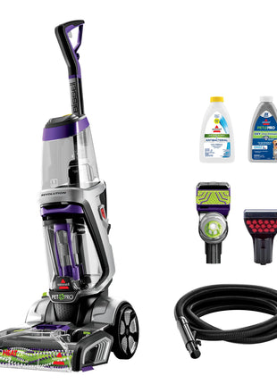 BISSELL ProHeat 2X Revolution Pet Pro Plus Carpet Cleaner, 3588F | Dual Dirt Lifter Powerbrush; hose & tool attachment; pet upholstery tool; upright deep cleaner