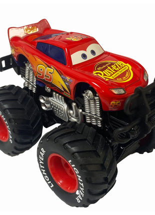 12 Styles Movie Cars 3 Black Storm Jackson McQueen Curz Mater Giant Wheels Cars 1:55 Diecast Vehicles Toys Set Children Car Toy (Lightning McQueen)
