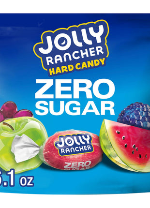 JOLLY RANCHER Zero Sugar Assorted Fruit Flavored Hard Candy Bag, 6.1 oz
