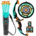 JOYIN Kids Bow and Arrow Set, LED Light Up Archery Toy Set with 9 Suction Cup Arrows, Target & Arrow Case, Indoor and Outdoor Hunting Play Gift Toys for Kids, Boys & Girls Ages 6-12