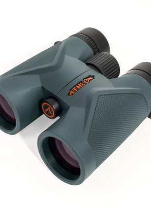 Athlon Optics 8x42 Midas UHD Gray Binoculars with ED Glass for Adults and Kids, High-Powered Binoculars for Hunting, Birdwatching, and More | For Hunting, Birdwatching, and Adults & Kids | High-Powered, ED Glass, Eye Relief | Waterproof and Fogproof