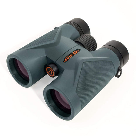 Athlon Optics 8x42 Midas UHD Gray Binoculars with ED Glass for Adults and Kids, High-Powered Binoculars for Hunting, Birdwatching, and More | For Hunting, Birdwatching, and Adults & Kids | High-Powered, ED Glass, Eye Relief | Waterproof and Fogproof