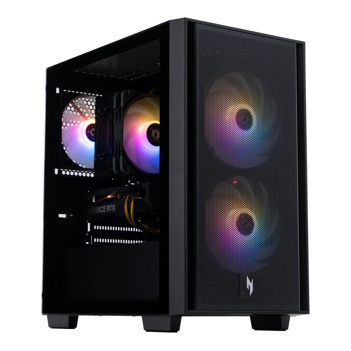 Acer Nitro 60 N60-640-UR11 Gaming Desktop | Intel Core i5-14400F 10-Core Processor | NVIDIA GeForce RTX 4060 | 16GB DDR5 | 1TB PCIe Gen 4 SSD | Wi-Fi 802.11ac | Gigabit Ethernet | Windows 11 Home
