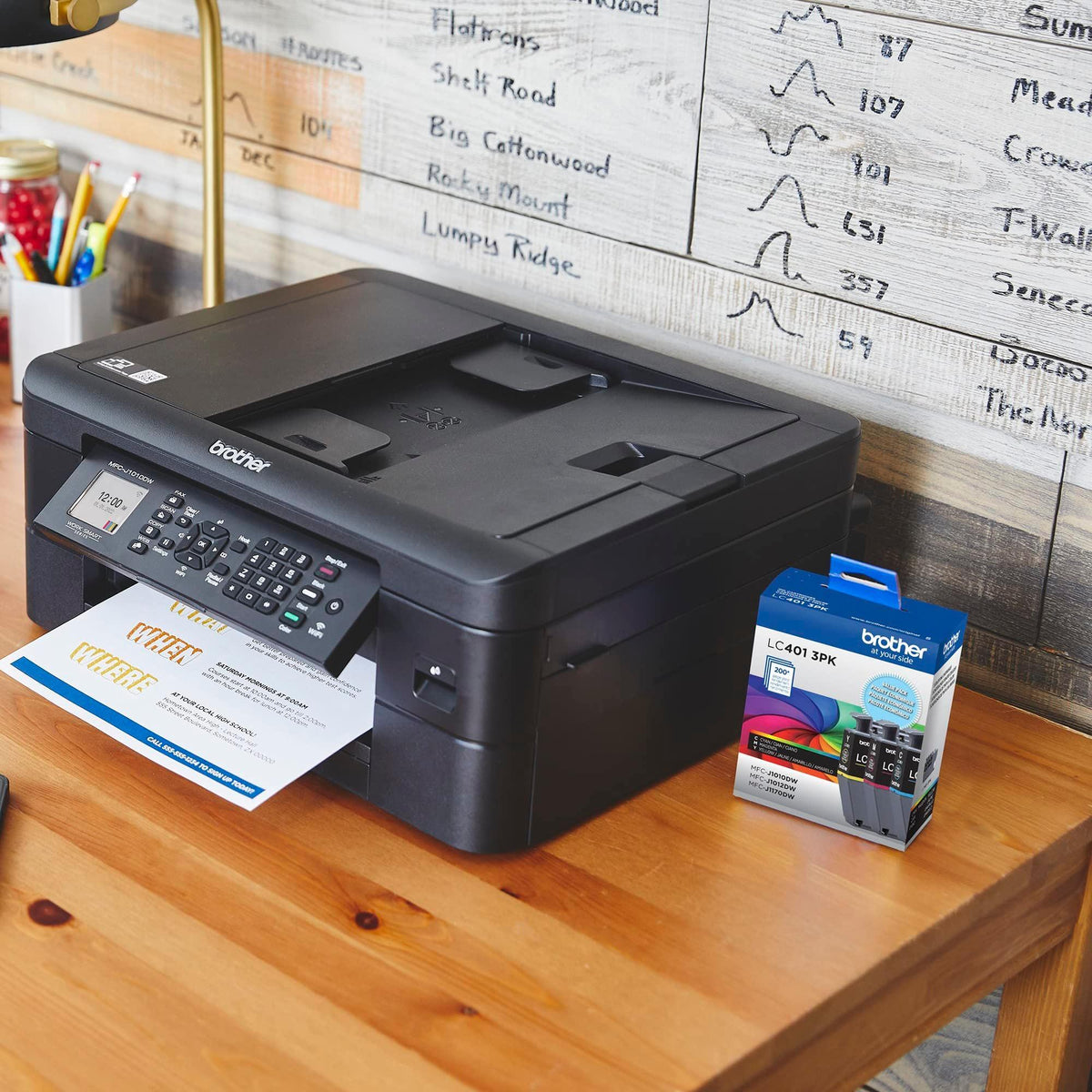 Brother Genuine LC401Y Standard-Yield Yellow Ink Cartridge