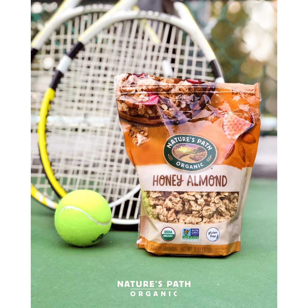 Nature's Path Organic Honey Almond Granola, 11 oz (Pack of 1), Gluten Free, Non-GMO