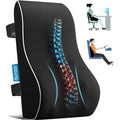 Lumbar Support Pillow for Office Chair, Office Home Essentials,Stocking Stuffers,Back Support Pillow for Car, Chair Cushions,Back Pain Relief Improve Posture,Mesh Cover Double Adjustable Straps