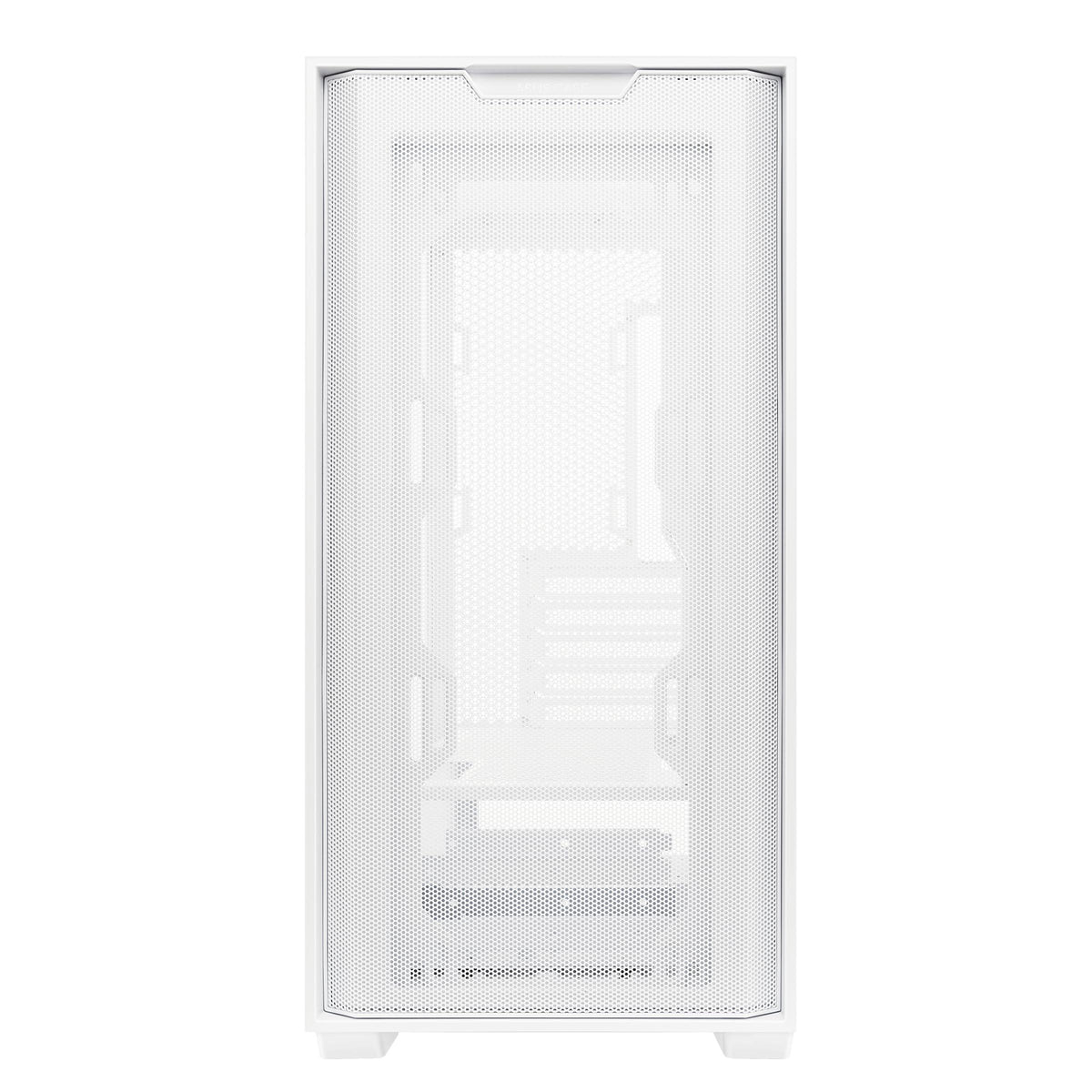 ASUS A21 Micro-ATX Case White Edition Supports Graphics Cards up to 380mm, 360mm Coolers, & Standard ATX PSUs, Porous Front-Panel Mesh, Compatible with New BTF Hidden Connector Technology
