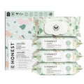 The Honest Company Clean Conscious Multi-Use Wipes | Hypoallergenic + Unscented for Sensitive Skin | Over 99% Water, Compostable, Plant Based, Baby Wipes | Geo Mood, 288 Count