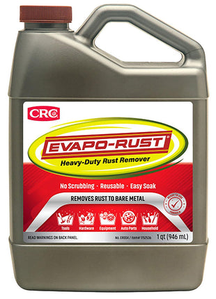 CRC Evapo-Rust, Heavy-Duty Rust Remover, Reusable, Acid-Free, Non-Corrosive, Water-based, 32 oz, Removes Rust to Bare Metal