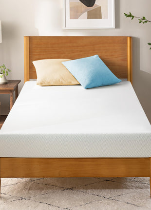 Zinus 5 Inch Twin Green Tea Memory Foam Mattress, Medium Firm Feel | Pressure-Relieving Comfort & Full-Body Support, Naturally Fresh, CertiPUR-US & OEKO-TEX Certified Safe Materials