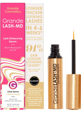 Grande Cosmetics GrandeLASH-MD Lash Enhancing Serum, 1 ml - 6-week starter supply