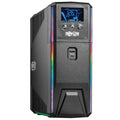 Tripp Lite Pure Sine Wave Gaming UPS Battery Backup, 1000VA 600W 120V, Detachable LCD, Automatic Voltage Regulation, USB, RGB LED Lights, 3-Year Warranty & $250K Insurance (SMART1000PSGLCD)