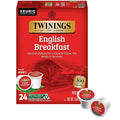 Twinings English Breakfast Black Tea K-Cup Pods for Keurig, 24 Count (Pack of 1), Smooth, Flavourful, Robust, Caffeinated, Enjoy Hot or Iced