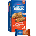 Rice Krispies Treats Crispy Rice Squares, Snack Bars, Chocolatey Peanut Butter, 10.8oz Box (14 Count)