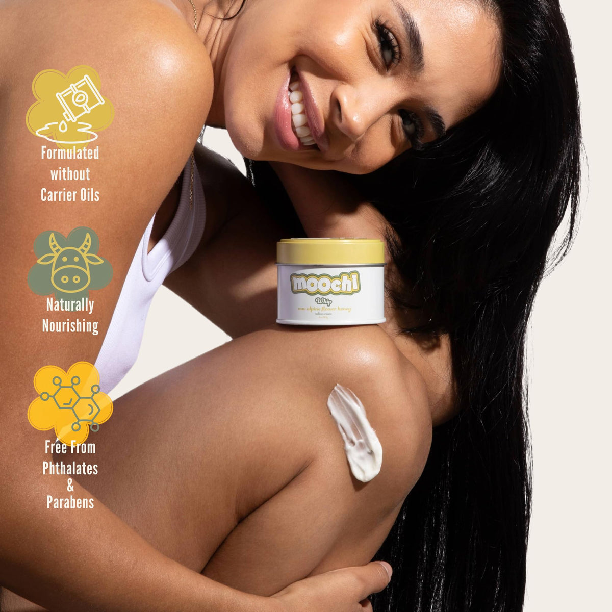 Beef Tallow for Skin – Organic 100% Grass-Fed Whipped Balm with Rare Alpine Flower Honey, Natural Moisturizer Cream for Nourishing Skin Hydration