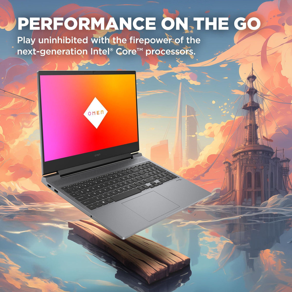 HP OMEN 16 inch Laptop, FHD 144Hz Display, Intel Core i7-14650HX, 16 GB RAM, 512 GB SSD, NVIDIA GeForce RTX 4060 GPU (8 GB Dedicated), Windows 11 Home, 16-ae0100nr (2024)
